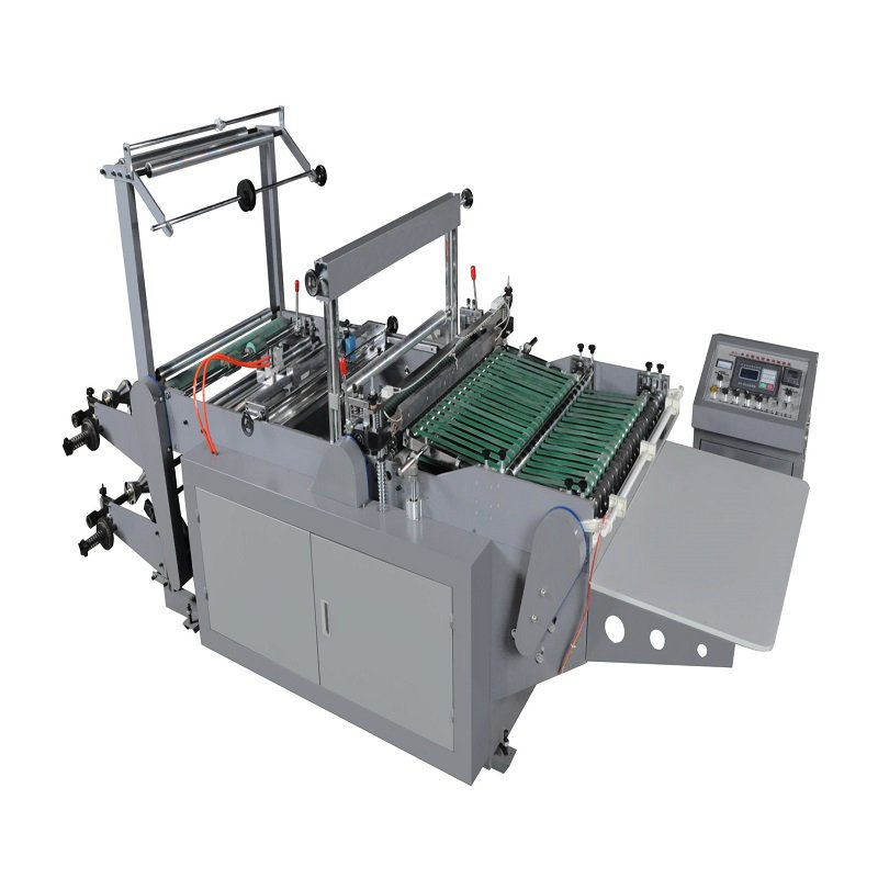 Side sealing bag making machine for garment packaging